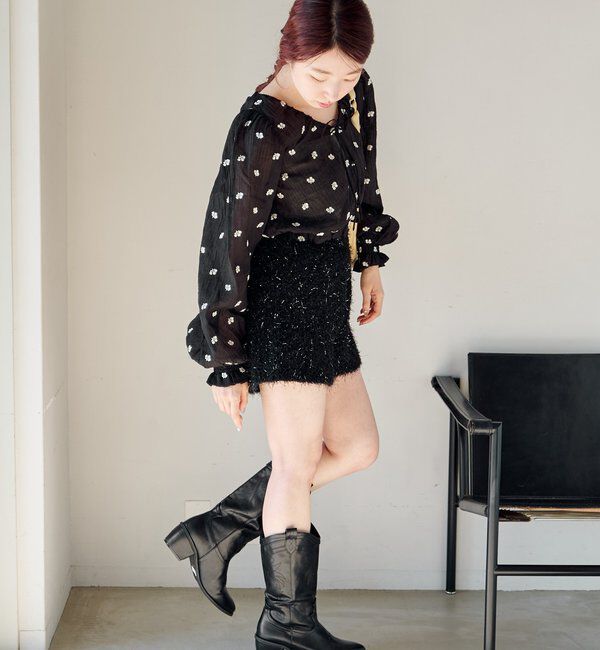  「フラワーステッチブラウス」|シャツ・ブラウス|