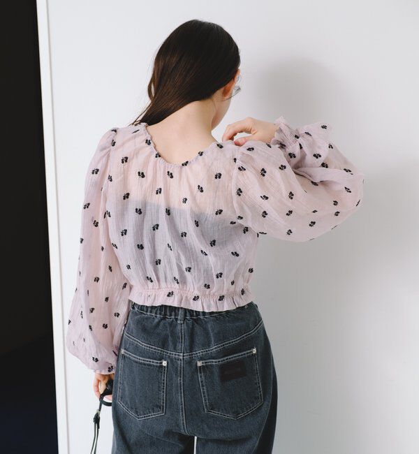  「フラワーステッチブラウス」|シャツ・ブラウス|