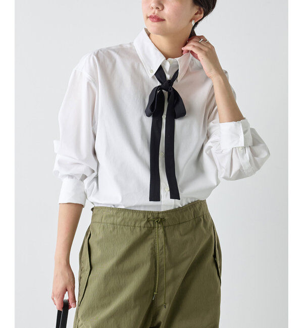  「タイ付きブロードシャツ」|シャツ・ブラウス|