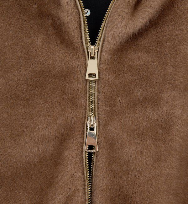  「【プラスワンで着映え！】フーディーファーベスト」|ベスト・ジレ|