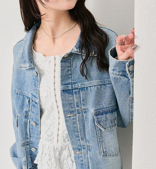  「オーバーデニムジャケット」|デニムジャケット|