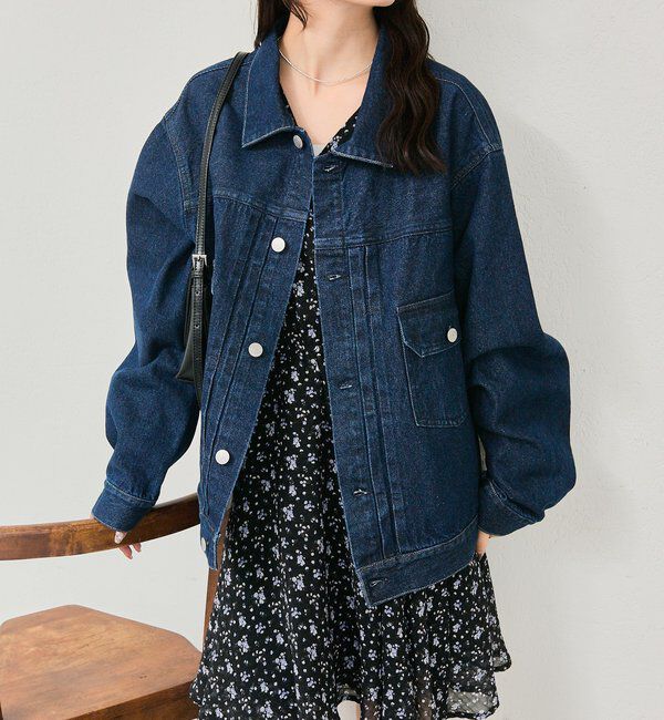  「オーバーデニムジャケット」|デニムジャケット|
