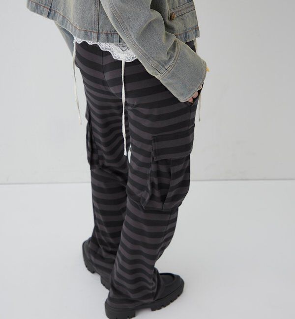  「カットボーダーカーゴパンツ」|チノ|