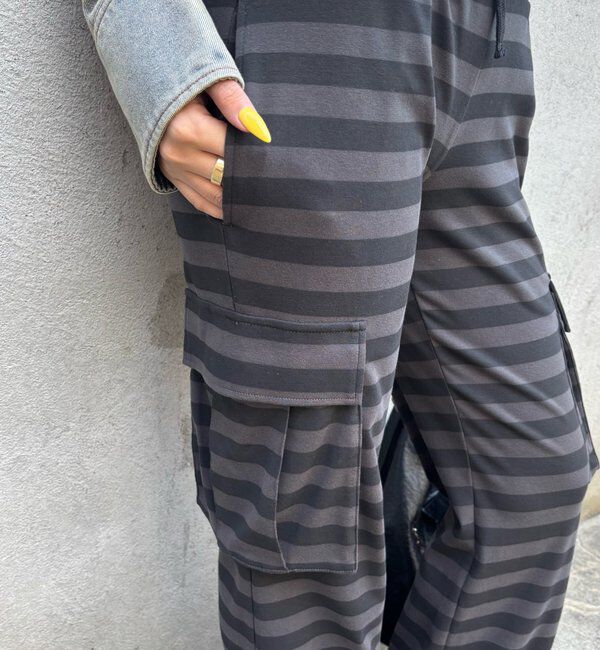  「カットボーダーカーゴパンツ」|チノ|