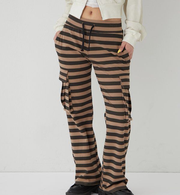  「カットボーダーカーゴパンツ」|チノ|