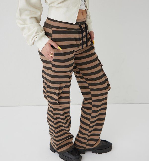  「カットボーダーカーゴパンツ」|チノ|