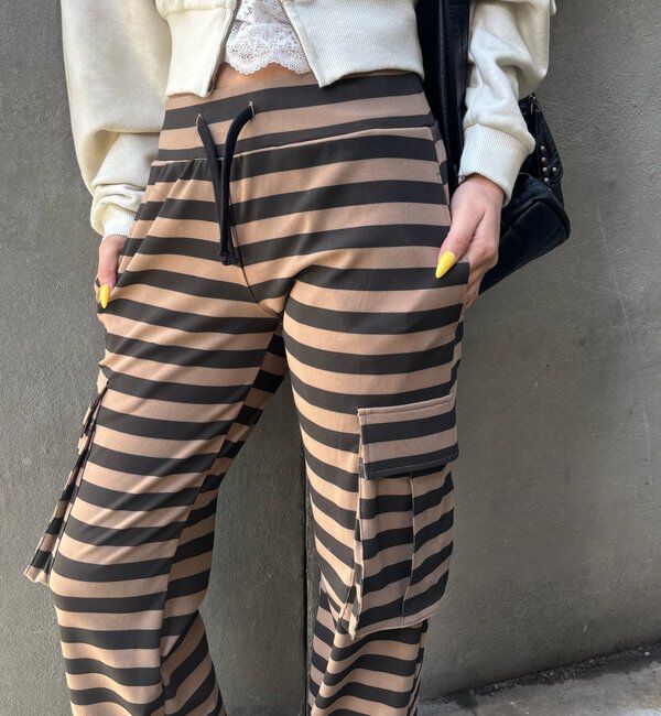  「カットボーダーカーゴパンツ」|チノ|