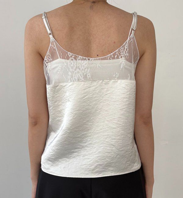  「〈C.L〉ヴィンテージサテンレースキャミ」|シャツ・ブラウス|