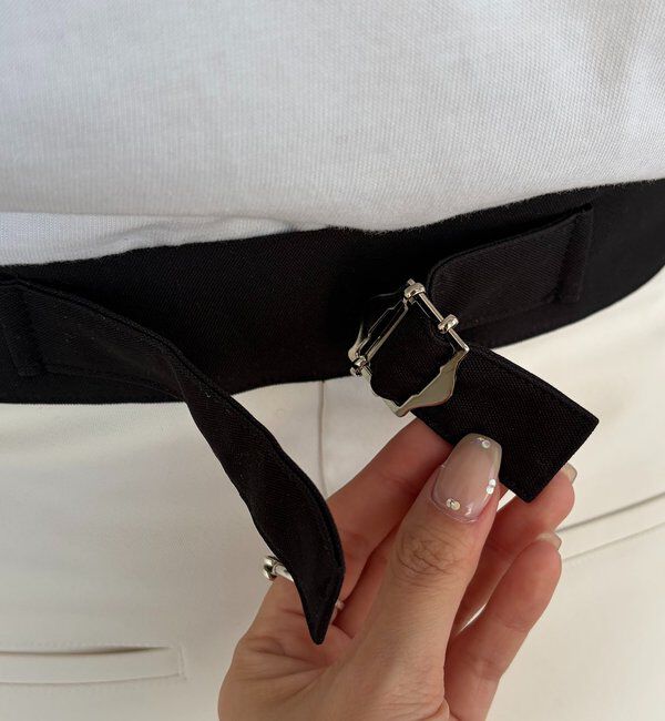  「〈C.L〉バイカラーウエストパンツ」|チノ|