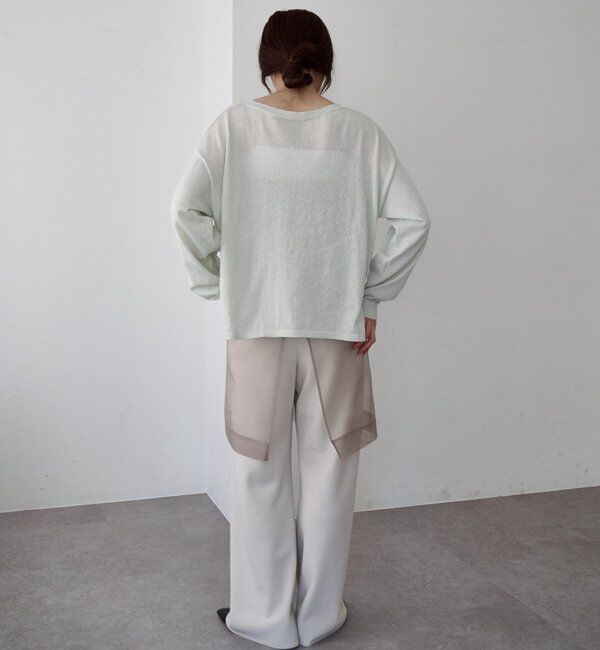  「シアーワイドニット」|ニット・セーター|