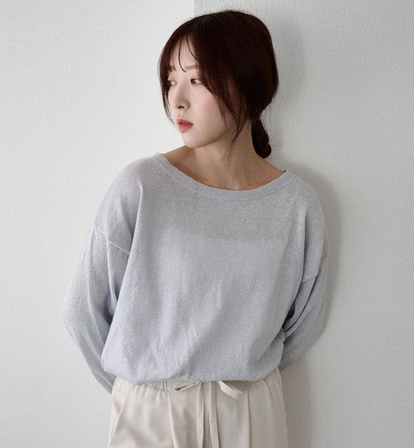  「シアーワイドニット」|ニット・セーター|