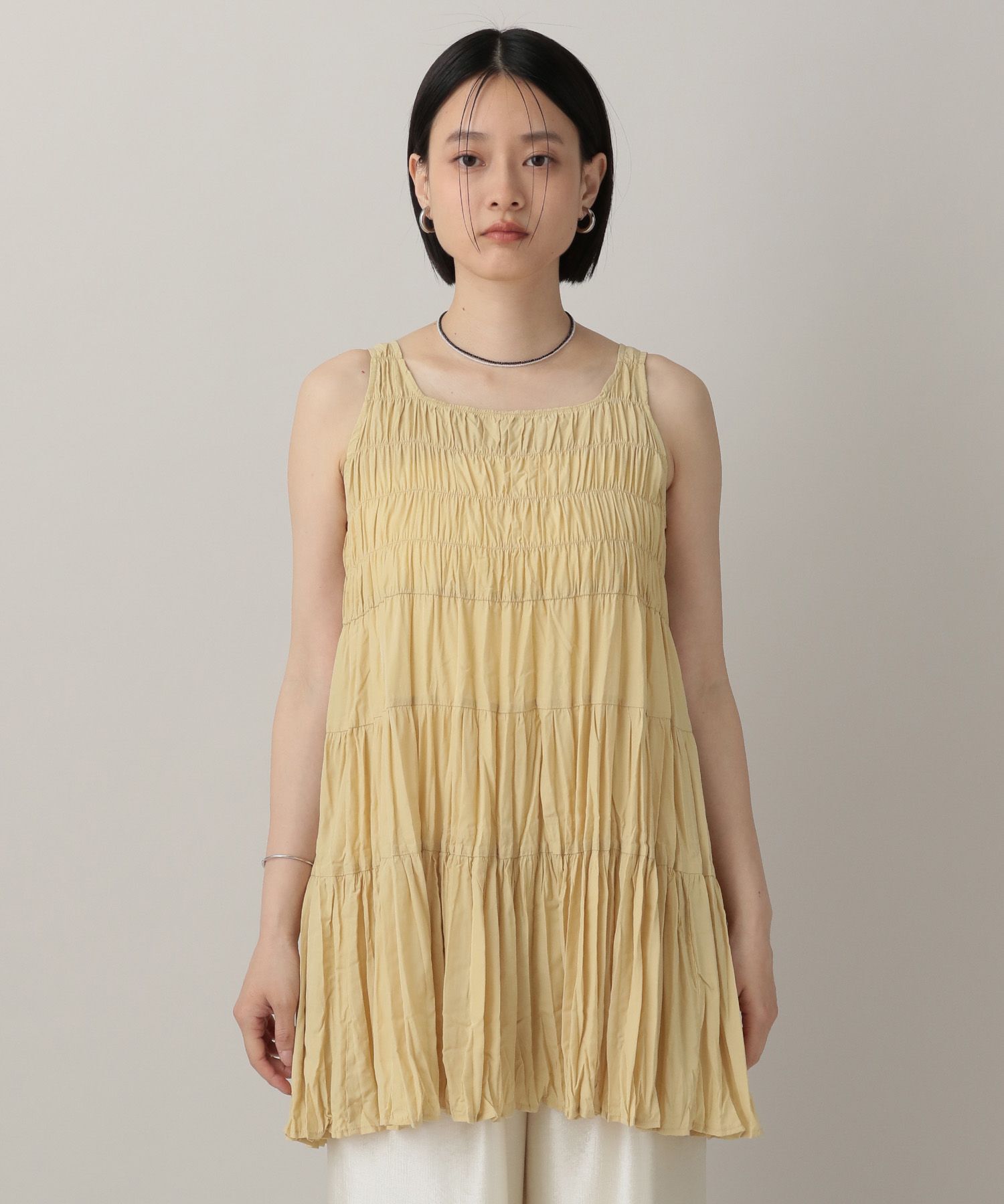 A part by 「シャーリングチュニック」|シャツ・ブラウス|