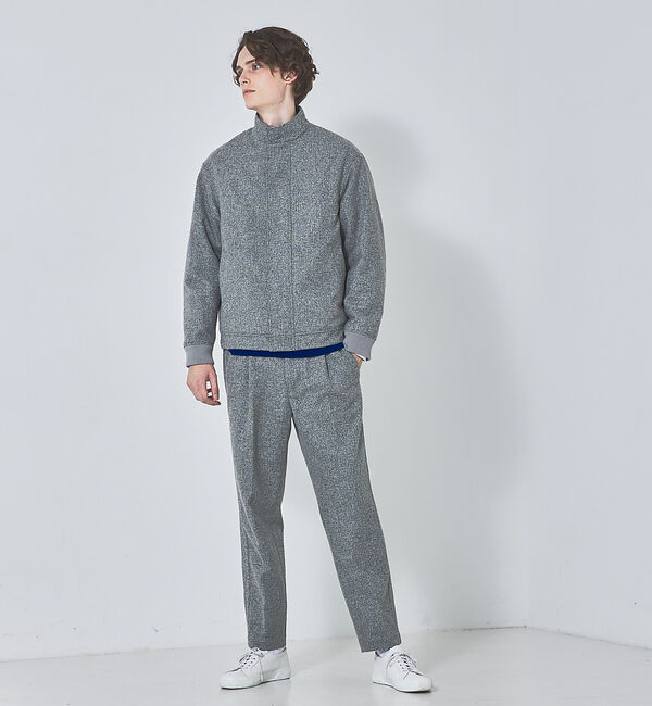 ABAHOUSE「【セットアップ対応】ウーリッシュ サイドライン 1タック パンツ」|その他|