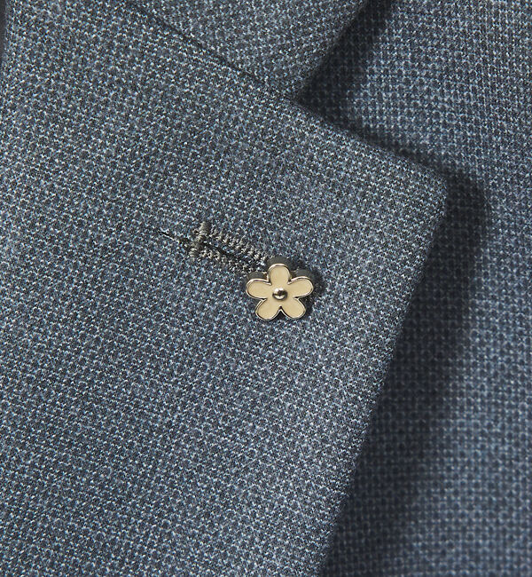 ABAHOUSE「【セットアップ対応/FLEX JACKET】T/R ポンチ ニードルパンチ ジャ」|テーラードジャケット|