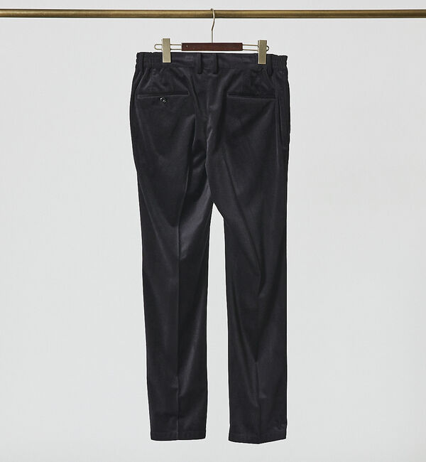ABAHOUSE「【セットアップ対応/FLEX PANTS】ベロア ツイル&コールプリント スラッ」|スラックス|