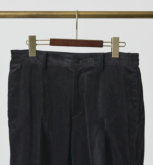 ABAHOUSE「【セットアップ対応/FLEX PANTS】ベロア ツイル&コールプリント スラッ」|スラックス|