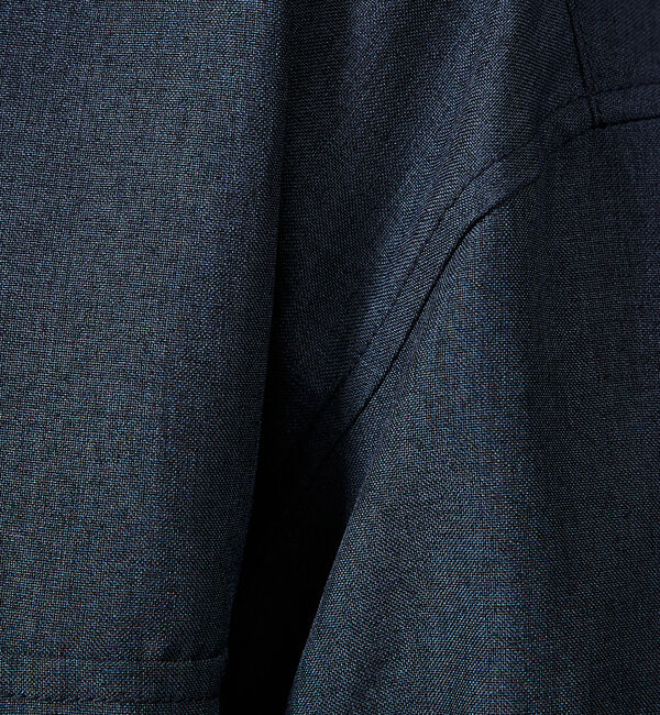 ABAHOUSE「【セットアップ対応】リネンライクミリタリーシャツ/CPOシャツ」|シャツ・ブラウス|