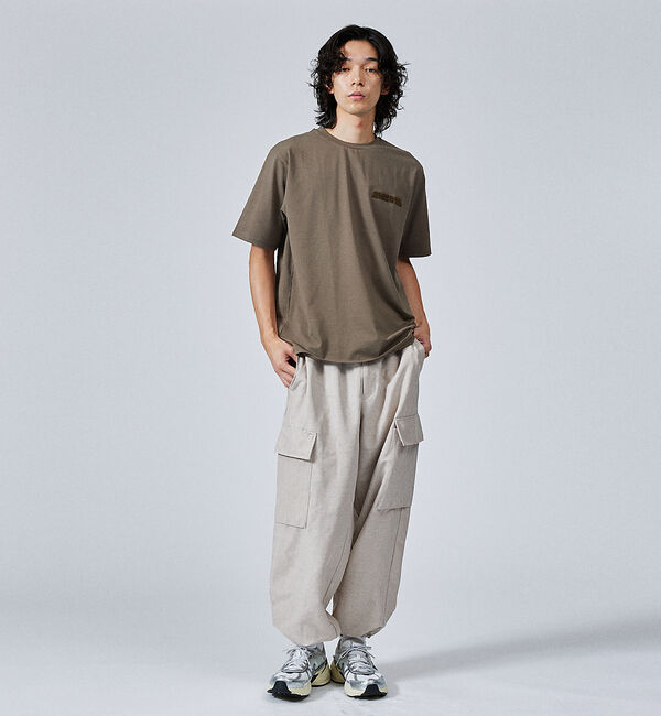 ABAHOUSE「【セットアップ対応】リネンライク カーゴパンツ / ワイドパンツ」|その他|