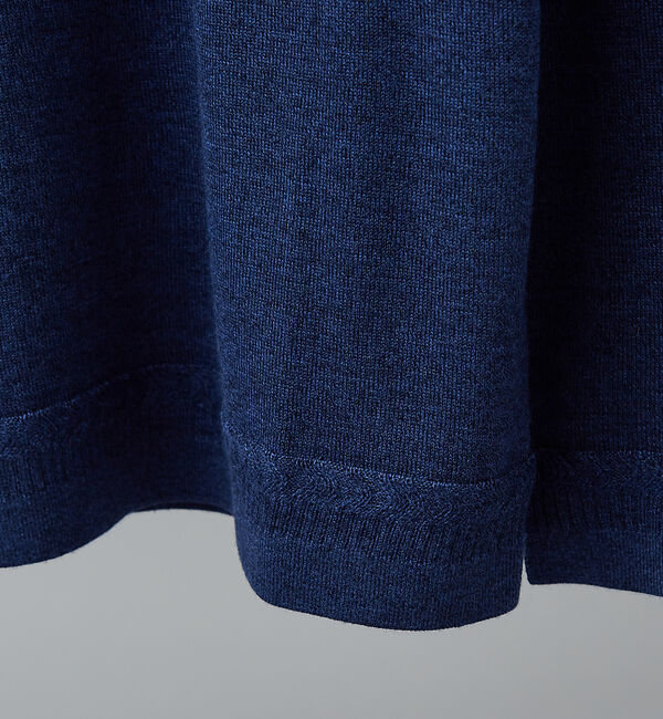 ABAHOUSE「【カシミアタッチ】Pure Merino ハイゲージモックネック ニット」|ニット・セーター|