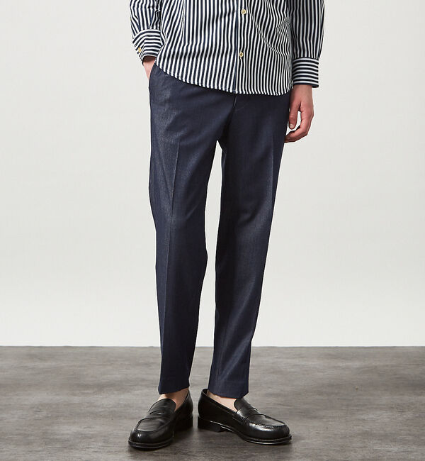 ABAHOUSE「デニムライク スリムテーパード スラックス」|その他|