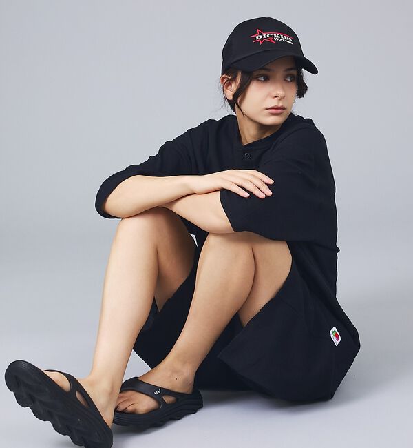 ABAHOUSE「【FRUIT OF THE LOOM/フルーツ・オブ・ザ・ルーム】ヘンリーワッフ」|Tシャツ・カットソー|ブラック