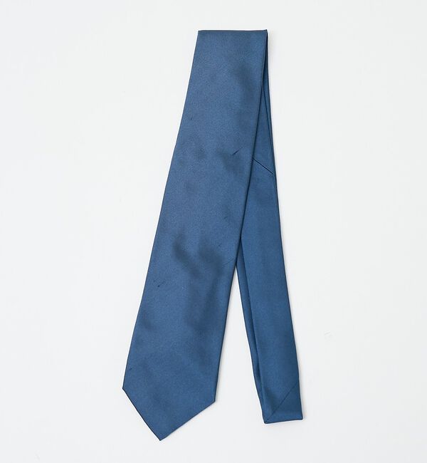 ABAHOUSE「【シルク100％】 無地 ソリッドタイ」|ネクタイ・蝶ネクタイ|ブルー