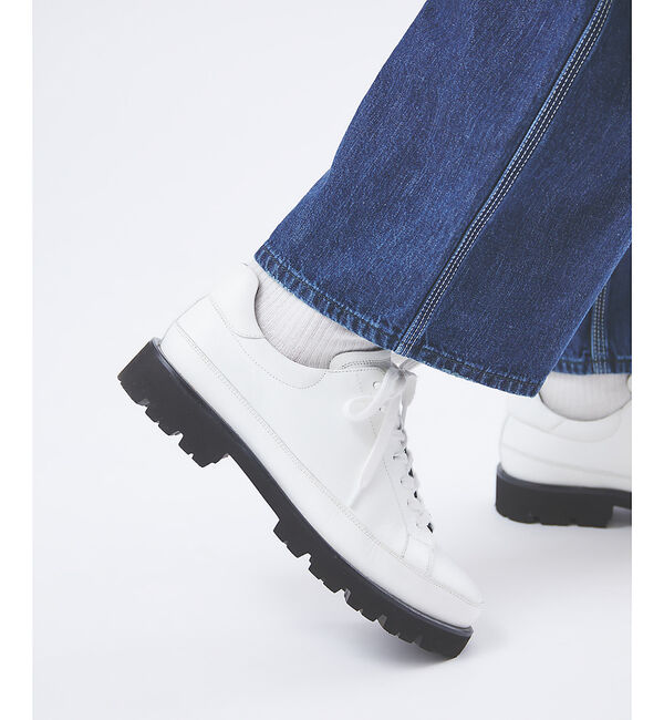 alfredoBANNISTER「【定番】軽量 タンクソール レザースニーカー」|スニーカー|