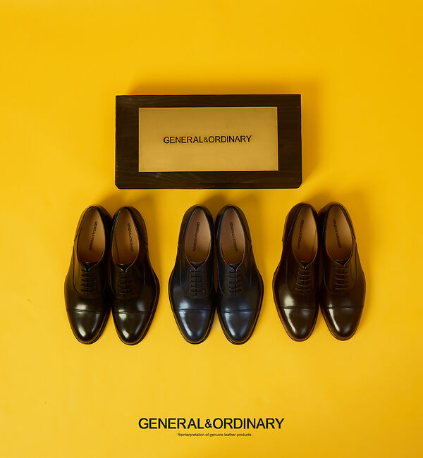 alfredoBANNISTER「【GENERAL&ORDINARY】内羽根ストレートチップシューズ」|ビジネス・ドレスシューズ|