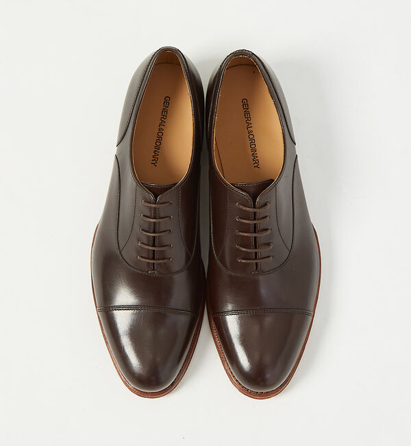 alfredoBANNISTER「【GENERAL&ORDINARY】内羽根ストレートチップシューズ」|ビジネス・ドレスシューズ|