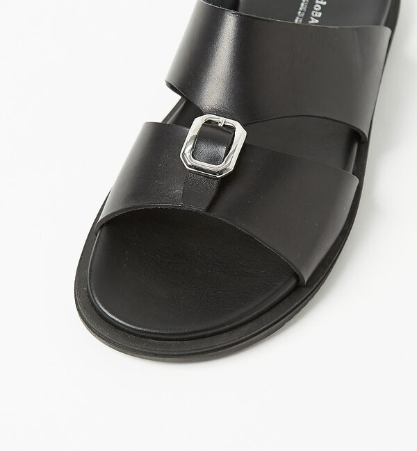 alfredoBANNISTER「レザー バックル サンダル」|サンダル|