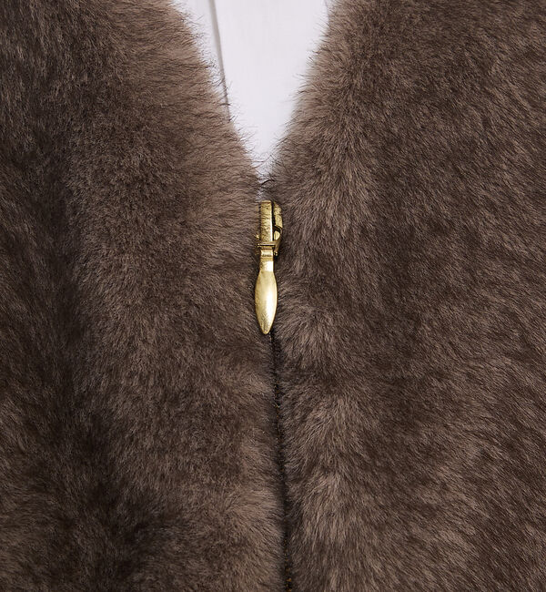 qualite「ミンクライクファージレ」|ベスト・ジレ|