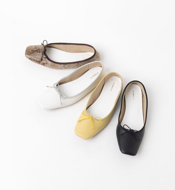 AU BANNISTER「ソフトスクエアトゥ バレエシューズ」|バレエシューズ|