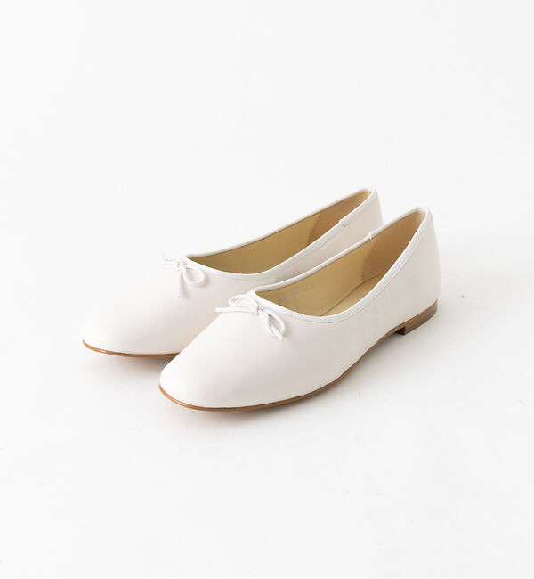AU BANNISTER「【販売店舗限定】甲深ソフトバレエシューズ」|バレエシューズ|オフホワイト
