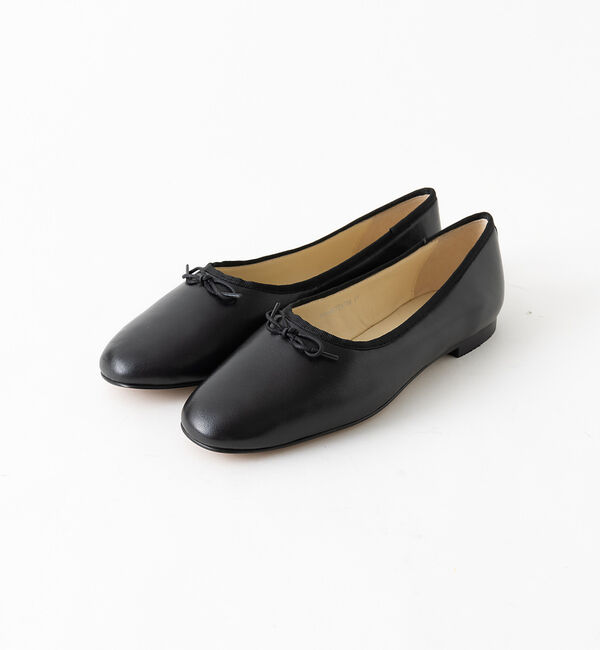 AU BANNISTER「【販売店舗限定】甲深ソフトバレエシューズ」|バレエシューズ|ブラック