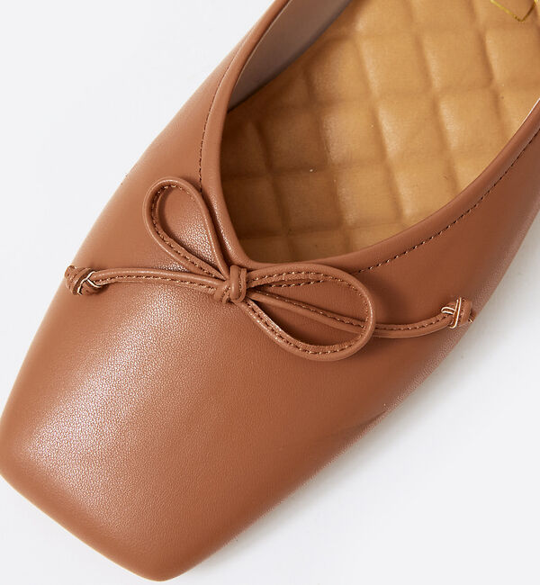 AU BANNISTER「【最高バレエ】スクエアトゥ バレエシューズ」|バレエシューズ|