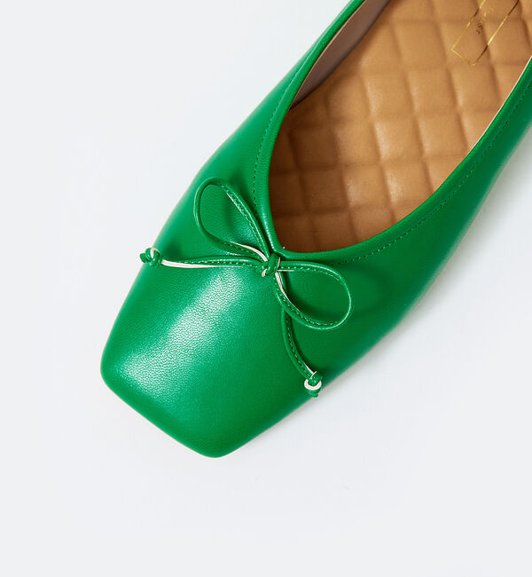 AU BANNISTER「【最高バレエ】スクエアトゥ バレエシューズ」|バレエシューズ|