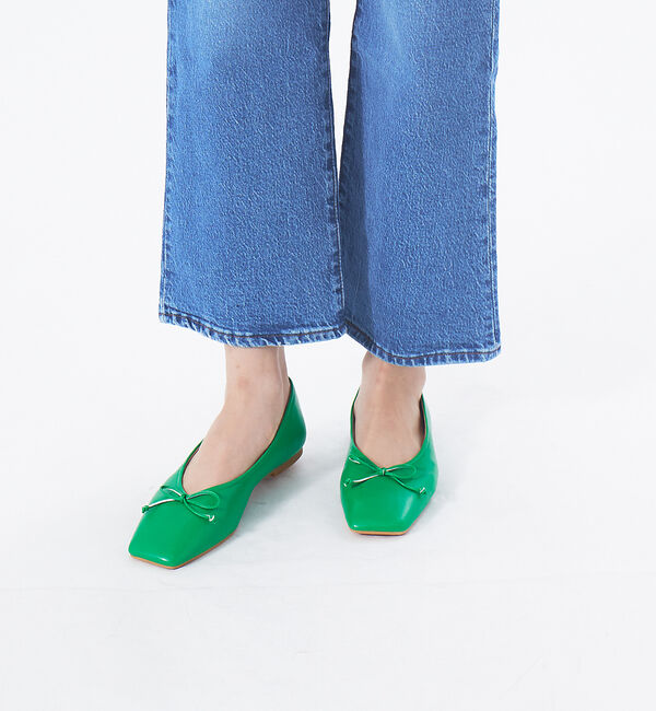 AU BANNISTER「【最高バレエ】スクエアトゥ バレエシューズ」|バレエシューズ|