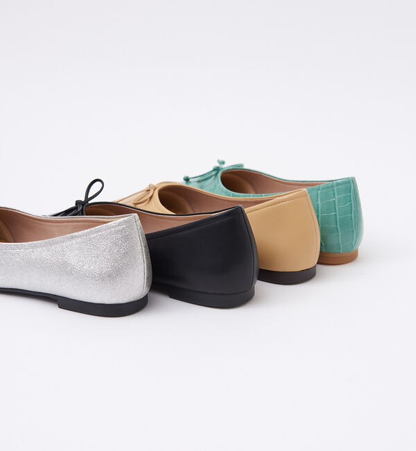 AU BANNISTER「【最高バレエ】スクエアトゥ バレエシューズ」|バレエシューズ|