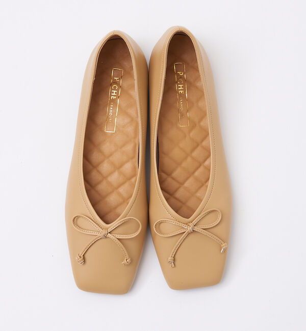 AU BANNISTER「【最高バレエ】スクエアトゥ バレエシューズ」|バレエシューズ|