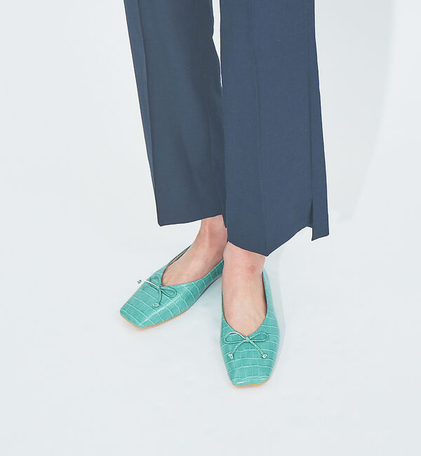 AU BANNISTER「【最高バレエ】スクエアトゥ バレエシューズ」|バレエシューズ|