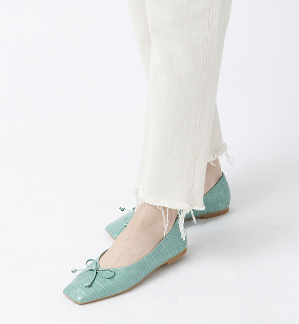 AU BANNISTER「【最高バレエ】スクエアトゥ バレエシューズ」|バレエシューズ|