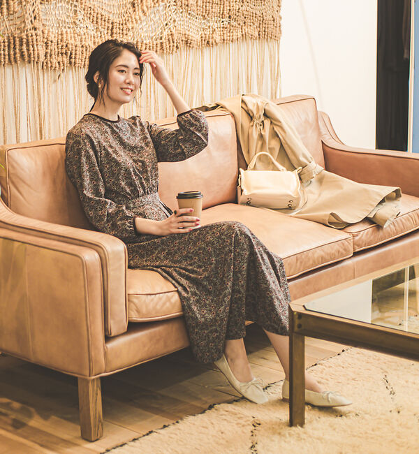 AU BANNISTER「シャーリング スクエアトゥ バレエシューズ」|バレエシューズ|