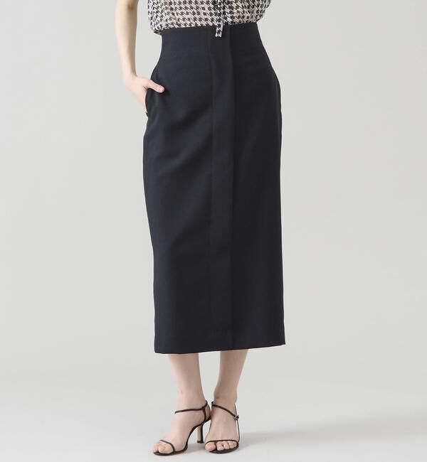 TIARA「シンプルタイトスカート（セットアップ可）」|スカート|ブラック