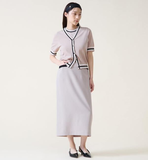 TIARA「トリプルラインスリーブレスニット」|ニット・セーター|