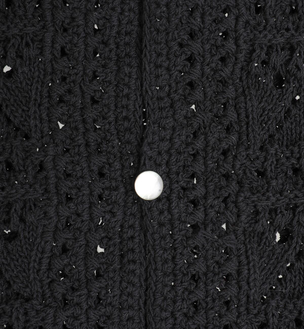 TIARA「クロシェライクベスト」|カーディガン|