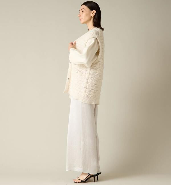 Liesse「ツイーディーニットベスト」|ベスト・ジレ|