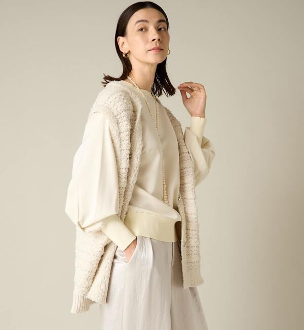 Liesse「ツイーディーニットベスト」|ベスト・ジレ|