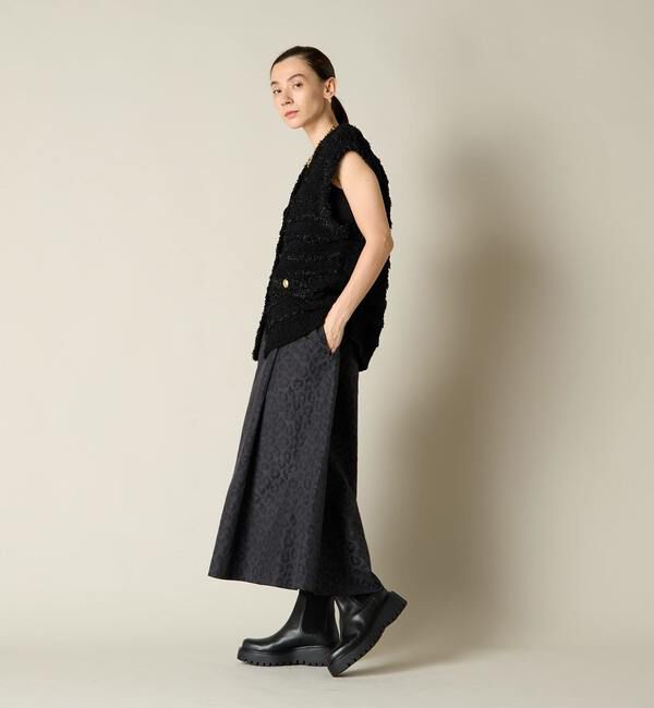 Liesse「ツイーディーニットベスト」|ベスト・ジレ|