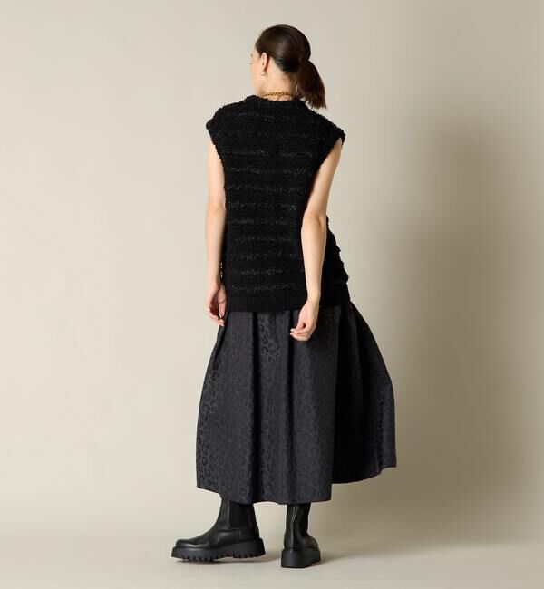 Liesse「ツイーディーニットベスト」|ベスト・ジレ|