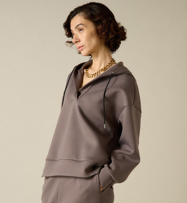 Liesse「ダンボールスキッパーフードトップス」|Tシャツ・カットソー|